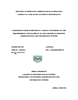 THE ROLE OF EFFECTIVE COMMUNICATION IN RESOLVING CONFLICT (A.doc